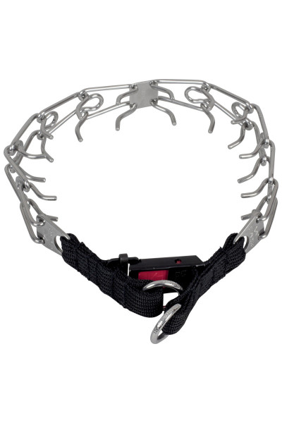 Obroża kolczatka mała, z karabińczykiem (dwa kółka)