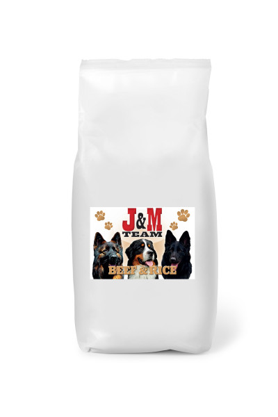 Sucha karma dla psa wołowina 3 kg – małe opakowanie | BOSS-HAKER