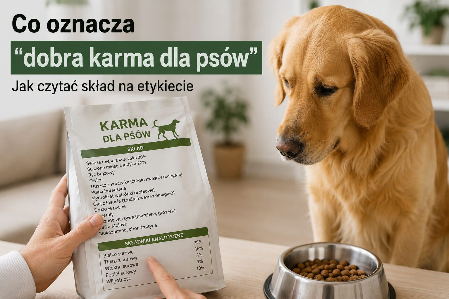 Co oznacza „dobra karma dla psów”? Jak czytać skład na etykiecie?