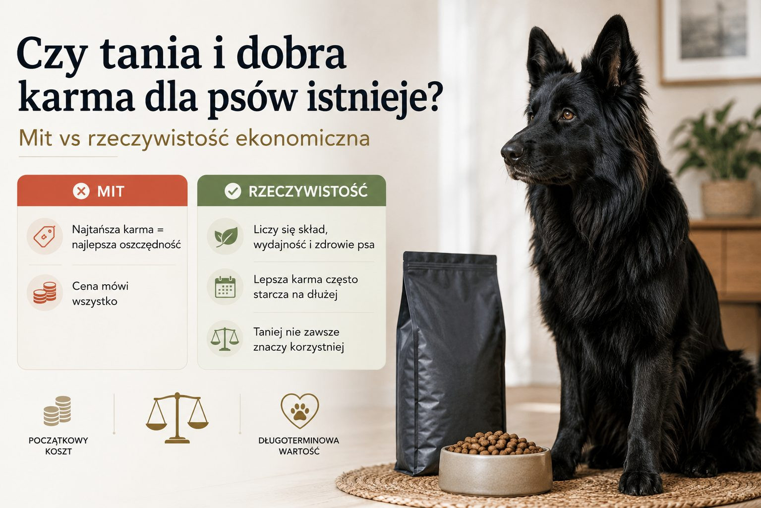 Czy tania i dobra karma dla psów istnieje? Mit vs rzeczywistość ekonomiczna